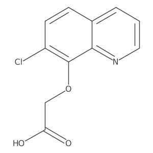 2-[(7-Chloroquinolin-8-yl)oxy]acetic acid Structure