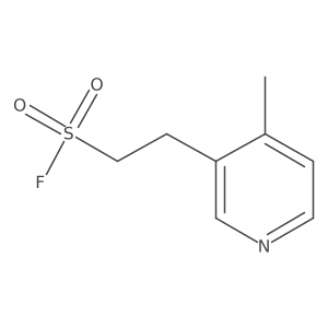 2-(4-Methylpyridin-3-yl)ethane-1-sulfonyl fluoride Structure