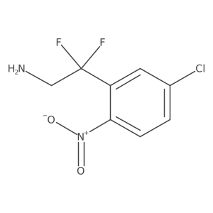 2-(5-Chloro-2-nitrophenyl)-2,2-difluoroethan-1-amine Structure