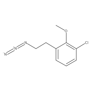1-(2-Azidoethyl)-3-chloro-2-methoxybenzene Structure