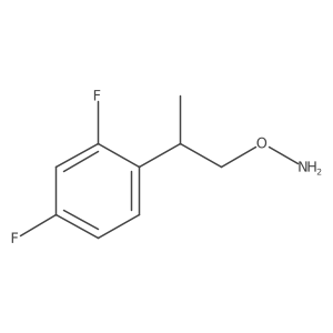 O-[2-(2,4-difluorophenyl)propyl]hydroxylamine结构式