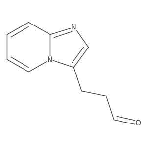 3-{Imidazo[1,2-a]pyridin-3-yl}propanal结构式