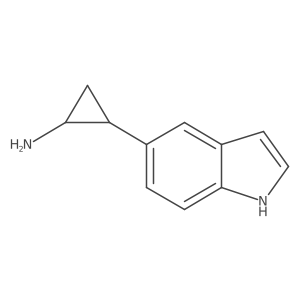 2-(1H-indol-5-yl)cyclopropan-1-amine Structure