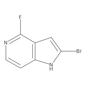 2-bromo-4-fluoro-1H-pyrrolo[3,2-c]pyridine Structure