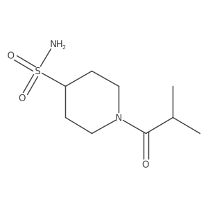 1-Isobutyrylpiperidine-4-sulfonamide Structure