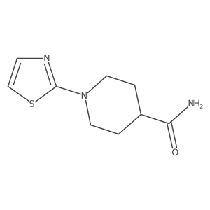 1-(1,3-Thiazol-2-yl)piperidine-4-carboxamide结构式