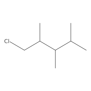 1-Chloro-2,3,4-trimethylpentane Structure