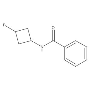 N-[(1r,3r)-3-fluorocyclobutyl]benzamide Structure