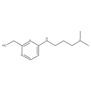 (4-{[3-(Dimethylamino)propyl]amino}pyrimidin-2-yl)methanol Structure