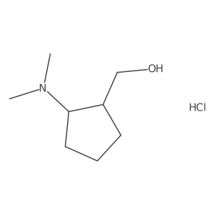 [2-(Dimethylamino)cyclopentyl]methanol hydrochloride Structure