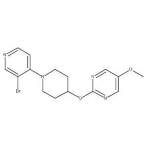 2-{[1-(3-Bromopyridin-4-yl)piperidin-4-yl]oxy}-5-methoxypyrimidine结构式