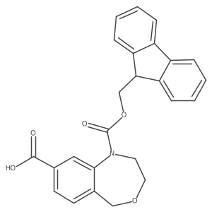 1-{[(9H-fluoren-9-yl)methoxy]carbonyl}-1,2,3,5-tetrahydro-4,1-benzoxazepine-8-carboxylic acid Structure