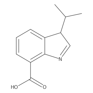 3-(propan-2-yl)-3H-indole-7-carboxylic acid结构式