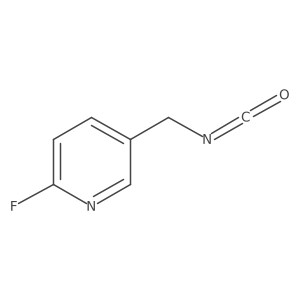 2-Fluoro-5-(isocyanatomethyl)pyridine Structure