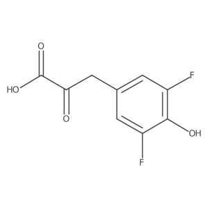 3-(3,5-Difluoro-4-hydroxyphenyl)-2-oxopropanoic acid Structure