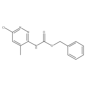 benzyl N-(6-chloro-4-methylpyridazin-3-yl)carbamate Structure