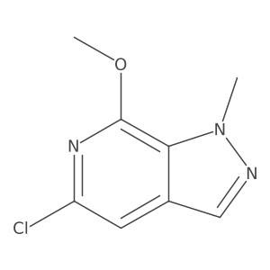 5-Chloro-7-methoxy-1-methyl-1H-pyrazolo[3,4-C]pyridine Structure