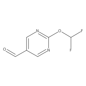 2-(Difluoromethoxy)pyrimidine-5-carbaldehyde结构式