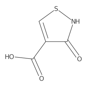 2,3-Dihydro-3-oxo-4-isothiazolecarboxylic acid Structure
