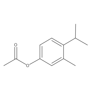4-Isopropyl-3-methylphenyl acetate Structure