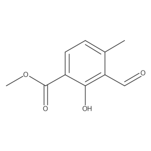 Methyl3-formyl-2-hydroxy-4-methylbenzoate结构式