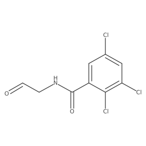 2,3,5-trichloro-N-(2-oxo-ethyl)-benzamide Structure