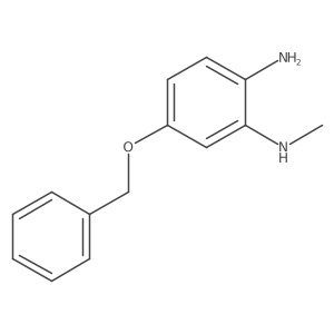 5-benzyloxy-N1-methylbenzene-1,2-diamine结构式