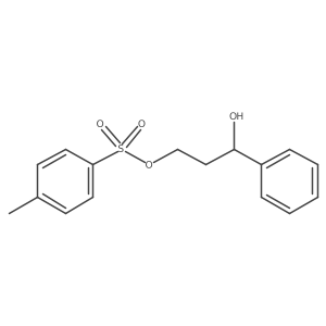1-Phenyl-3-(4-toluenesulphonyloxy)propan-1-ol Structure