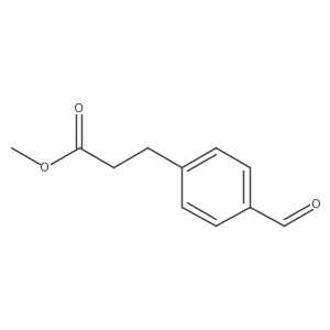 Methyl 3-(4-formylphenyl)propanoate Structure