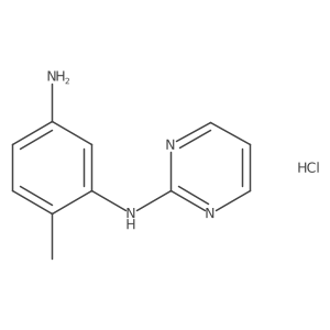 6-methyl-N1-(pyrimidin-2-yl)benzene-1,3-diamine hydrochloride Structure