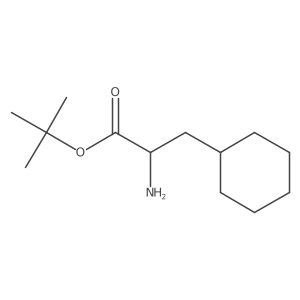 Tert-butyl 2-amino-3-cyclohexylpropanoate结构式