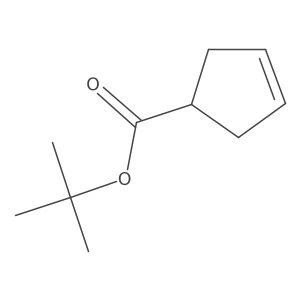 Tert-butyl cyclopent-3-ene-1-carboxylate结构式