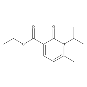 Ethyl 1-Isopropyl-6-Methyl-2-oxo-1,2-Dihydropyridine-3-Carboxylate结构式