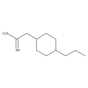 2-(1-Propylpiperidin-4-yl)ethanimidamide结构式