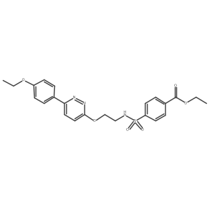 ethyl 4-(N-(2-((6-(4-ethoxyphenyl)pyridazin-3-yl)oxy)ethyl)sulfamoyl)benzoate结构式