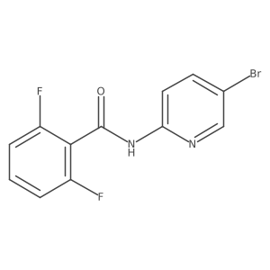 N-(5-bromopyridin-2-yl)-2,6-difluorobenzamide Structure