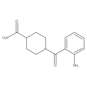 1-(2-Aminobenzoyl)piperidine-4-carboxamide Structure