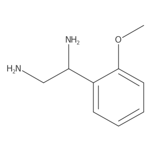 1-(2-Methoxyphenyl)ethane-1,2-diamine结构式