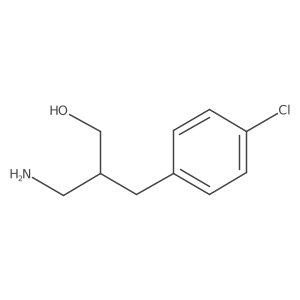 3-Amino-2-(4-chlorobenzyl)propan-1-ol Structure