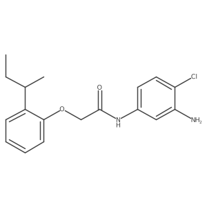 N-(3-Amino-4-chlorophenyl)-2-[2-(sec-butyl)-phenoxy]acetamide Structure