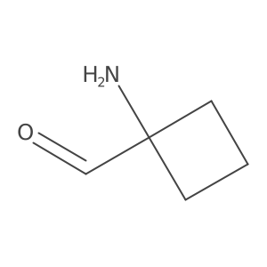 1-Aminocyclobutane-1-carbaldehyde Structure