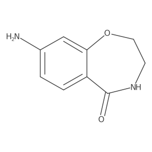 8-amino-3,4-dihydro-2H-benzo[f][1,4]oxazepin-5-one Structure