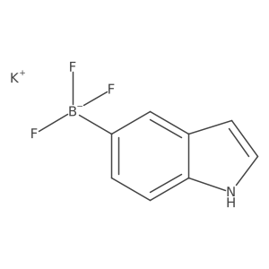 Potassium indole-5-yltrifluoroborate结构式