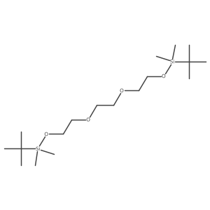 tert-Butyl-[2-[2-[2-(tert-butyldimethylsilyl)oxyethoxy]ethoxy]ethoxy]dimethylsilane结构式