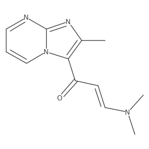 3-(Dimethylamino)-1-(2-methylimidazo[1,2-a]pyrimidin-3-yl)-2-propen-1-one Structure