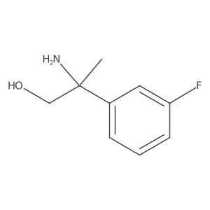 (R)-2-Amino-2-(3-fluorophenyl)propan-1-ol结构式