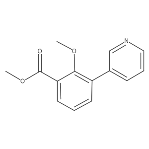 Methyl 2-methoxy-3-pyridin-3-ylbenzoate Structure