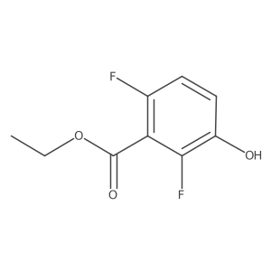 Ethyl 2,6-difluoro-3-hydroxybenzoate结构式