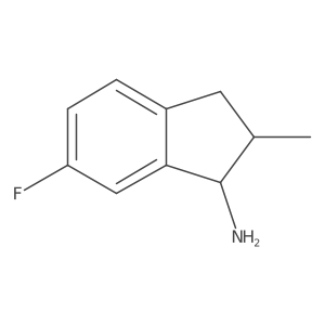 6-fluoro-2-methyl-2,3-dihydro-1H-inden-1-amine Structure