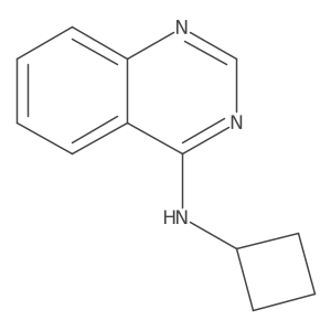 N-cyclobutylquinazolin-4-amine结构式
